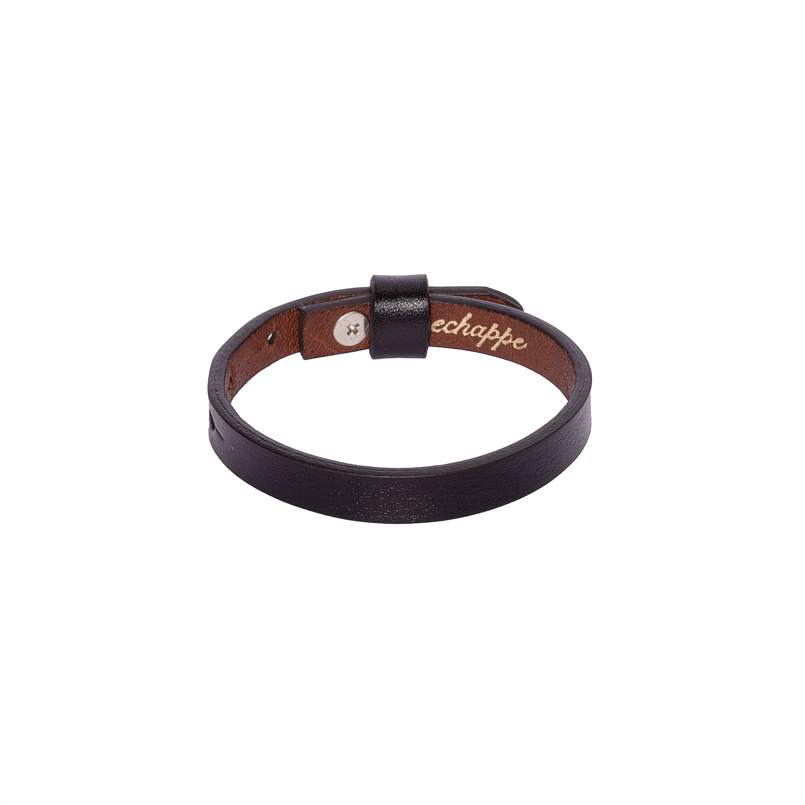 Unisex Slim Leather Band - Bracelet