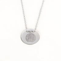 Allah Khair Hafiz Lune Necklace